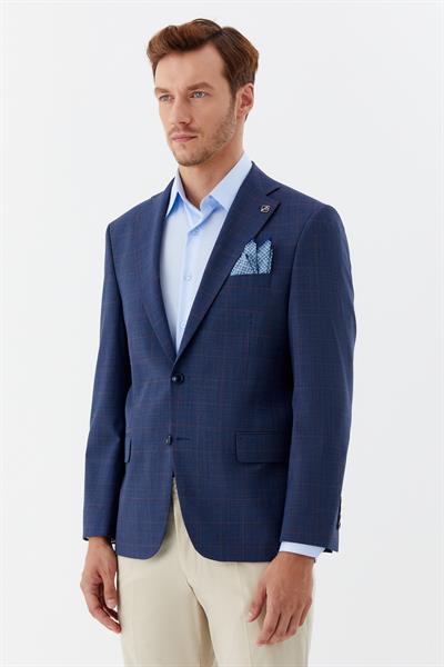 Erkek Lacivert Takım Elbise – 4 Drop, Klasik Kesim