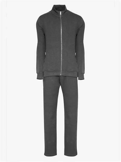 Giotelli Füme Regular Fit Yarım Balıkçı Yaka Fermuarlı TrackSuit