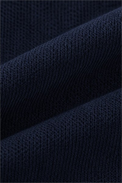 Gece Laciverti SUPERFINE MERSERIZE COTTON T-SHIRT