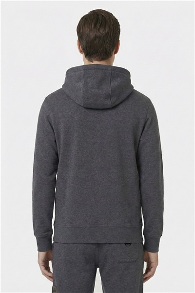Giotelli Erkek Pamuklu Kapüşonlu Fermuarlı Eşofman Takım Elbise
