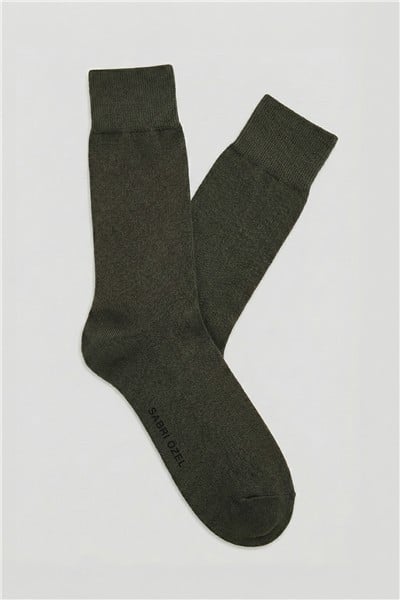 Haki Sabri Özel İnce Bambu Erkek Çorap