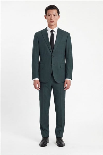 Giotelli Erkek Haki Dar Kesim Slim Fit Pamuklu Dokuma Normal Bel 4 Drop Klasik Takım Elbise