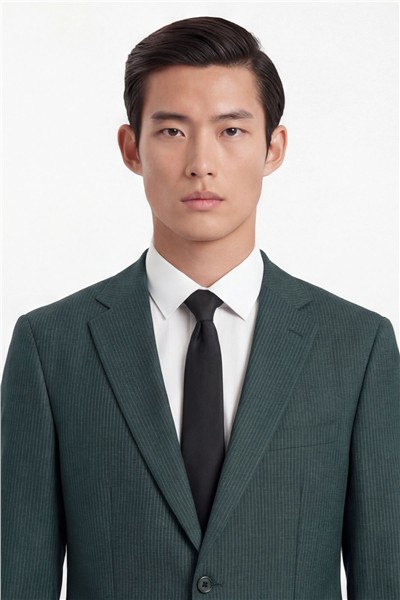 Giotelli Erkek Haki Dar Kesim Slim Fit Pamuklu Dokuma Normal Bel 4 Drop Klasik Takım Elbise