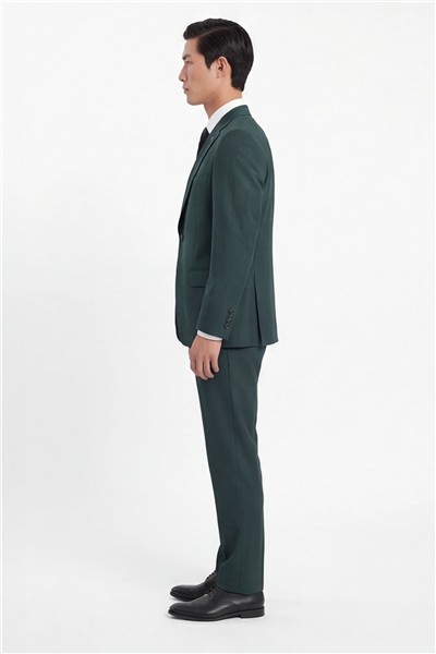 Giotelli Erkek Haki Dar Kesim Slim Fit Pamuklu Dokuma Normal Bel 4 Drop Klasik Takım Elbise