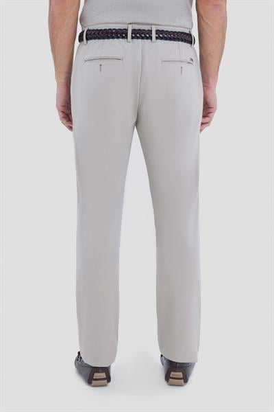 Erkek Bej Normal Kesim Regular Fit Viskon Yan Cep Lastikli Bel Jogger Pantolon