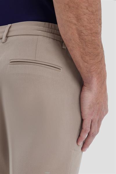 Bej Jogger Erkek Pantolon Normal Bel