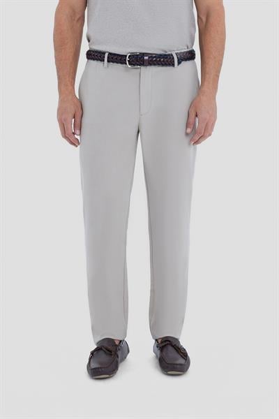 Erkek Bej Normal Kesim Regular Fit Viskon Yan Cep Lastikli Bel Jogger Pantolon