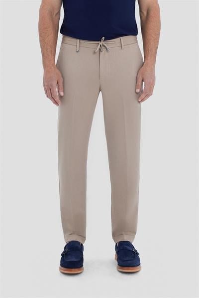 Bej Jogger Erkek Pantolon Normal Bel
