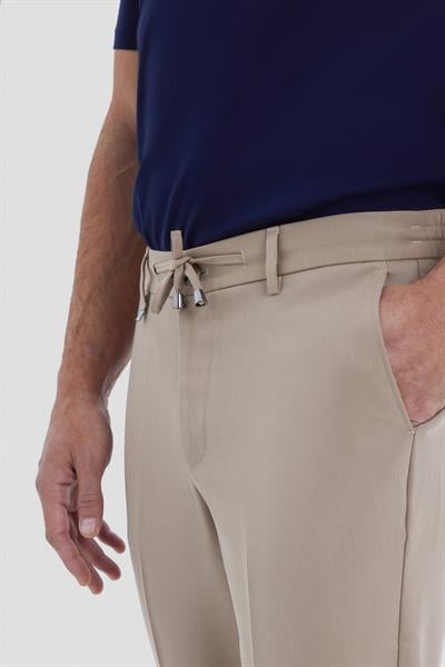 Bej Jogger Erkek Pantolon Normal Bel