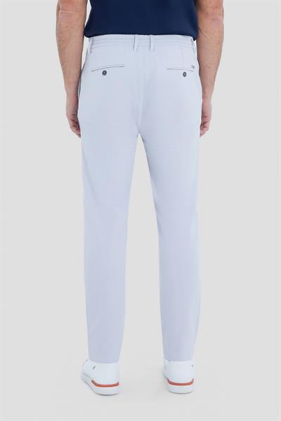 Erkek Taş Normal Kesim Regular Fit Viskon Örme Yan Cep Lastikli Bel Klasik Paça Jogger Pantolon