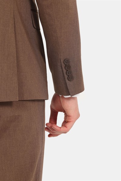 Kahve SABRİ ÖZEL SLIM FIT TAKIM ELBİSE
