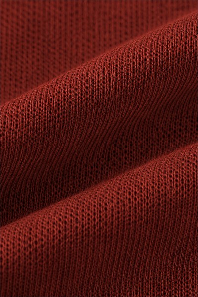 Kiremit Kırmızısı SUPERFINE MERSERIZE COTTON T-SHIRT