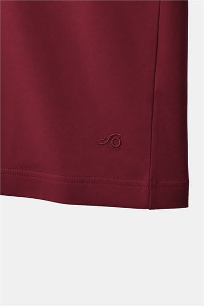 Kırmızı %100 Pamuk Regular Fit Bisiklet Yaka Basic T-shirt
