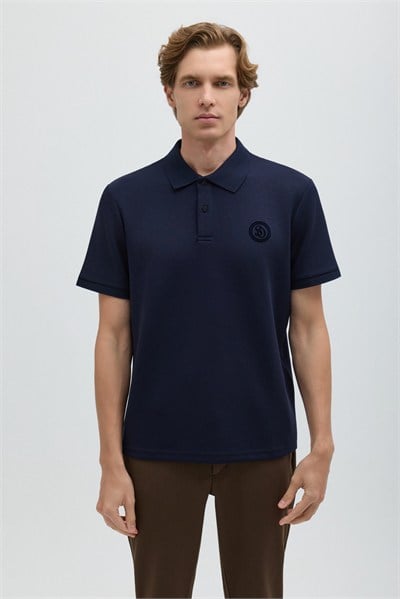 Koyu Lacivert POLO YAKA TİŞÖRT