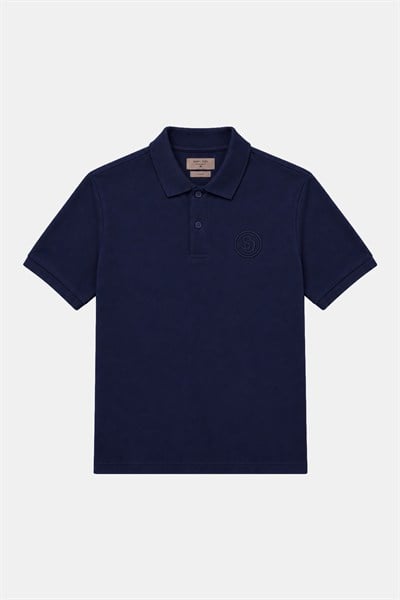 Koyu Lacivert POLO YAKA TİŞÖRT