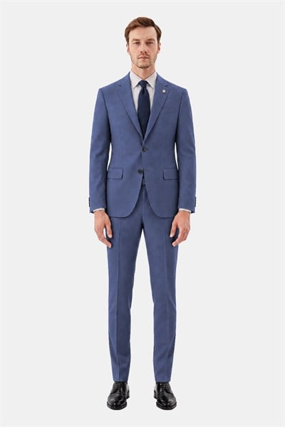 Koyu Mavi SABRİ ÖZEL SLIM FIT TAKIM ELBİSE