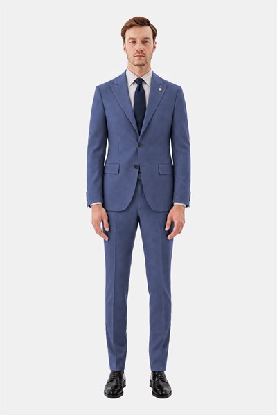 Koyu Mavi SABRİ ÖZEL SLIM FIT TAKIM ELBİSE