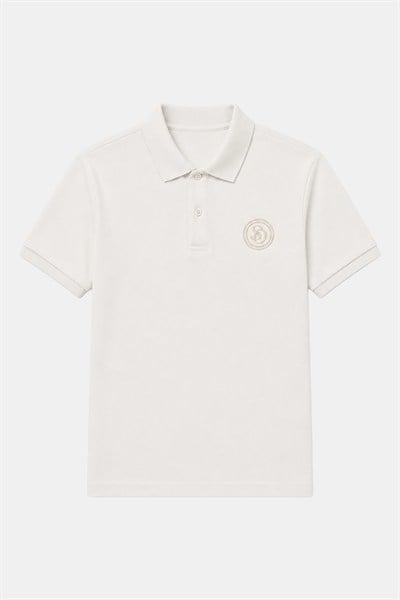 Krem POLO YAKA TİŞÖRT