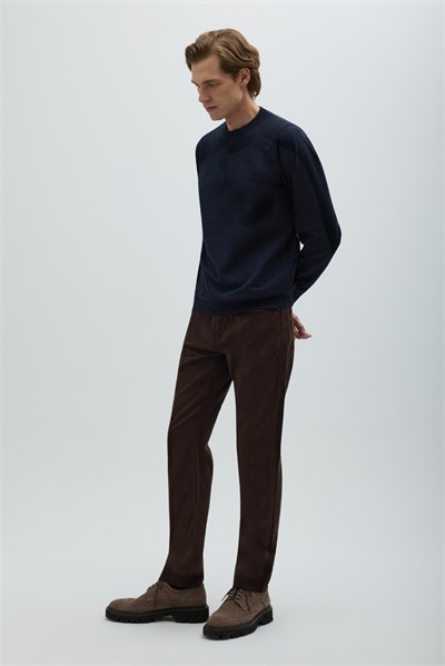 Lacivert Basic Erkek Sweatshirt
