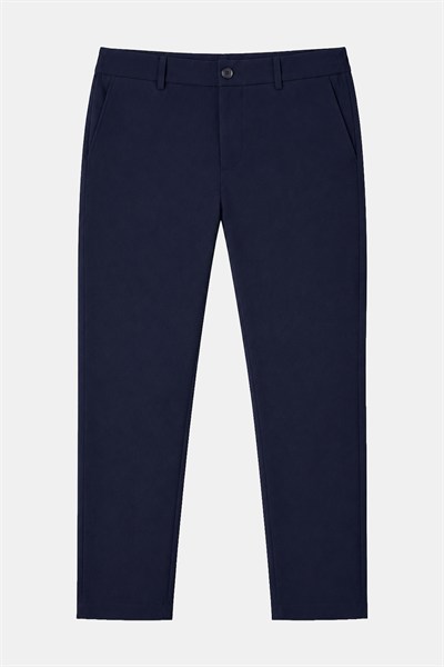 Siyah Slim Fit Standart Kesim Klasik Kumaş Pantolon
