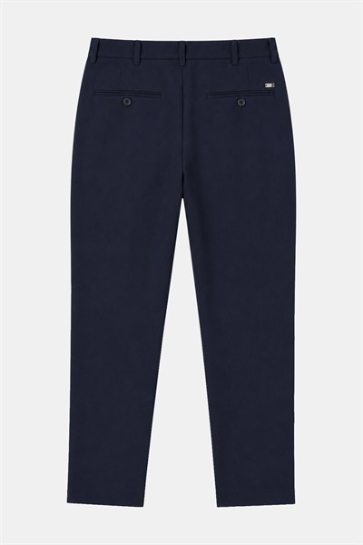 Siyah Slim Fit Standart Kesim Klasik Kumaş Pantolon