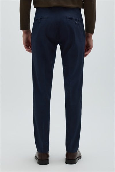 Lacivert Denim Regular Fit Erkek Pantolon