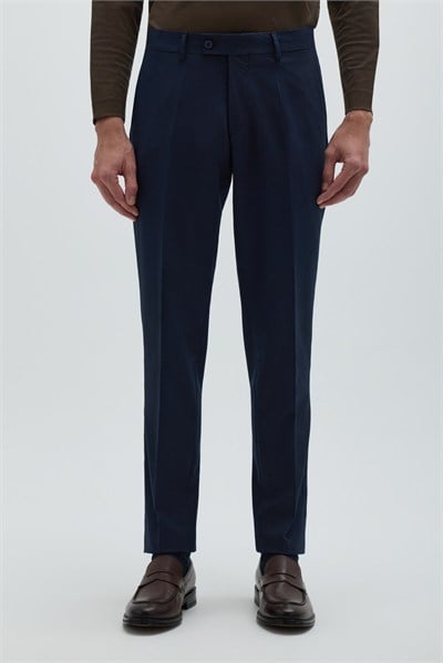 Lacivert Denim Regular Fit Erkek Pantolon
