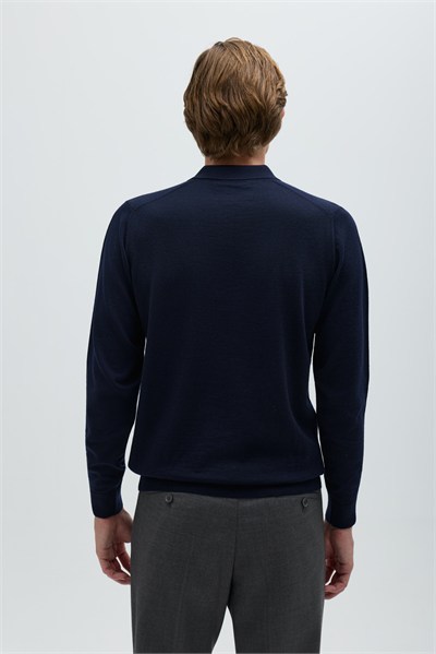 Lacivert POLO YAKA T-SHIRT