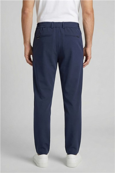 Giotelli Lacivert Dokuma Kumaş Normal Bel Standart Boy Erkek Pantolon