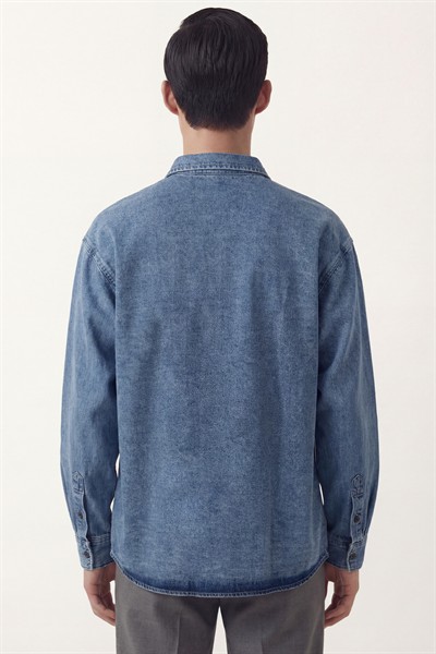 Mavi Regular Fit Pamuk Denim Ceket Gömlek