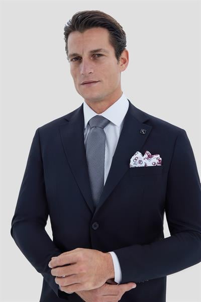 Erkek Siyah Dar Kesim Slim Fit Viskon Mono Yaka Normal Bel Tam Astarlı 6 Drop Takım Elbise