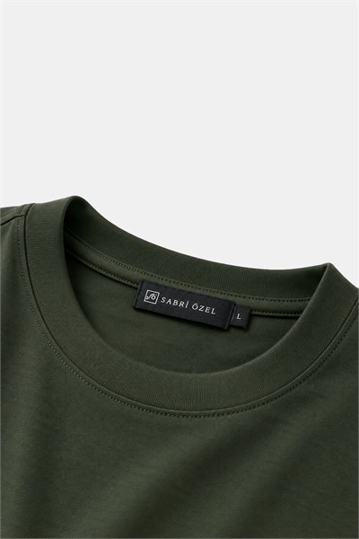 Nefti %100 Pamuk Regular Fit Bisiklet Yaka Basic T-shirt