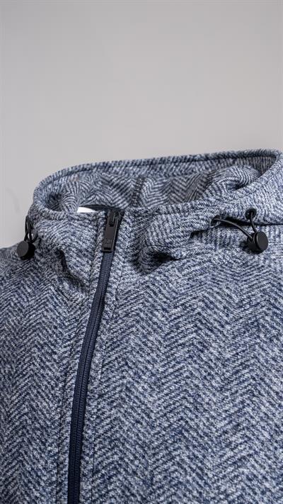 Örgü Mont Açık Lacivert