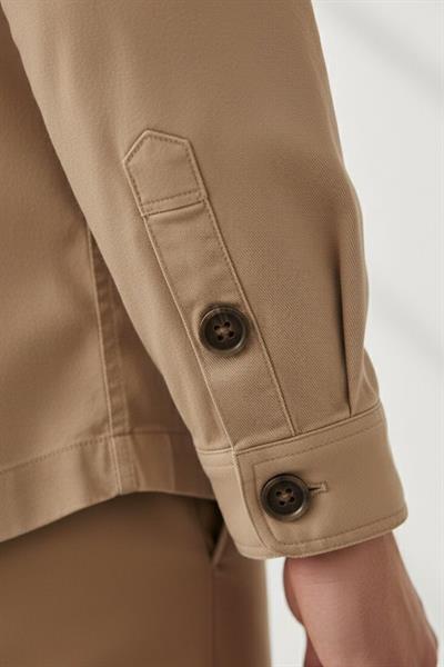 Oversize Gömlek Bej