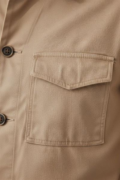 Oversize Gömlek Bej