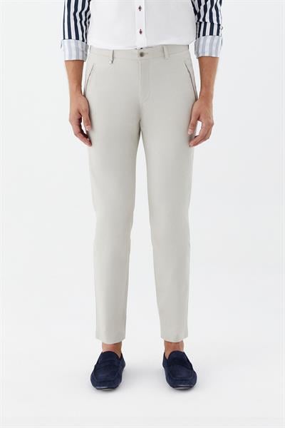Erkek Taş Normal Kesim Regular Fit Dokuma Yan Cep Normal Bel Klasik Pantolon