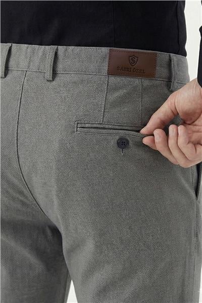 Bej Rita Yan Cep Pantolon – Regular Fit