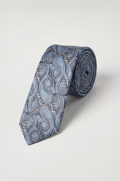 SABRİ ÖZEL MICROFIBER KRAVAT Mavi
