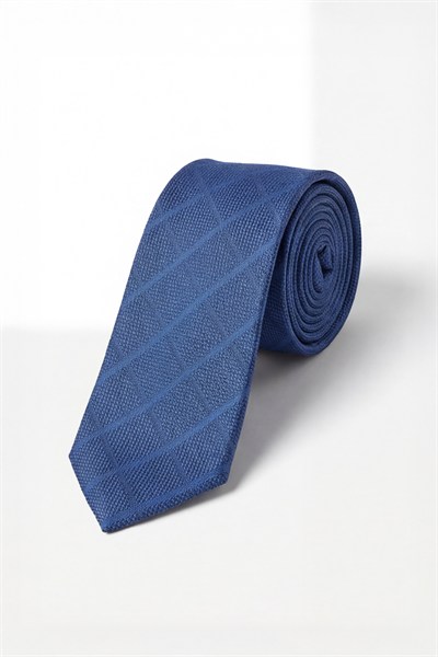 SABRİ ÖZEL MICROFIBER KRAVAT İndigo