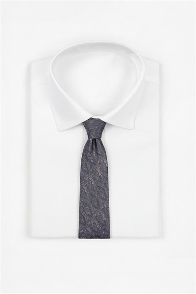 SABRİ ÖZEL MICROFIBER KRAVAT Lacivert