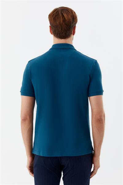 Erkek Parlament Dar Kesim Slim Fit %100 Pamuk Dokuma Polo Yaka Tişört