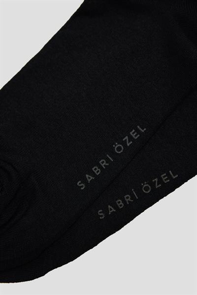 SABRİ ÖZEL RECYCLE PAMUK ÇORAP Siyah