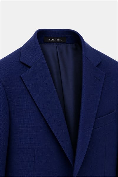 Saks Slim Fit Normal Bel 6 Drop Mono Yaka Takım Elbise