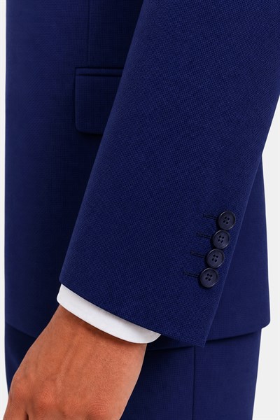 Saks Slim Fit Normal Bel 6 Drop Mono Yaka Takım Elbise