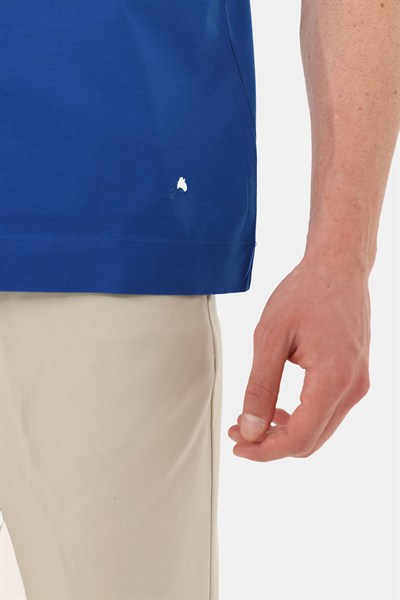Saks %100 Pamuk Regular Fit Bisiklet Yaka Basic T-shirt