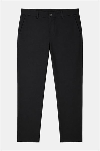Siyah Slim Fit Standart Kesim Klasik Kumaş Pantolon