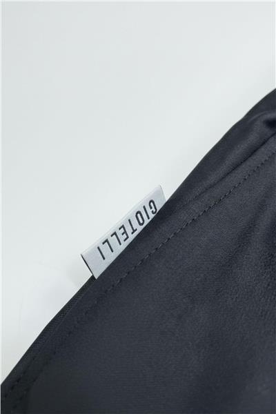 Giotelli Siyah Slim Fit Yünlü Erkek Jogger Pantolon