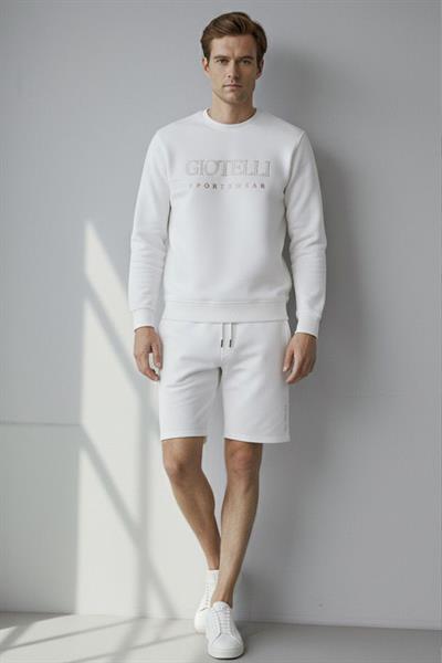 Spor Şortlu Takım Ekru