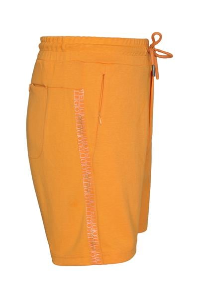 Giotelli Turuncu Regular Fit Pamuk Karışımlı Bisiklet Yaka Şortlu Erkek Eşofman Takımı