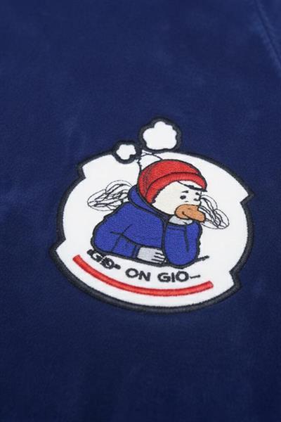 Giotelli Erkek Saks Normal Kesim Regular Fit Pamuklu Örme Kapüşonlu Sweatshirt